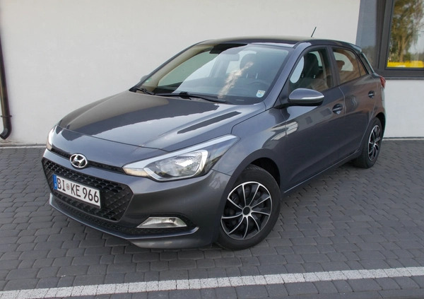 Hyundai i20 cena 29500 przebieg: 137121, rok produkcji 2015 z Czersk małe 92